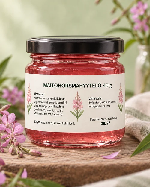 Maitohorsmahyytelö/ Fireweed Jelly 40g